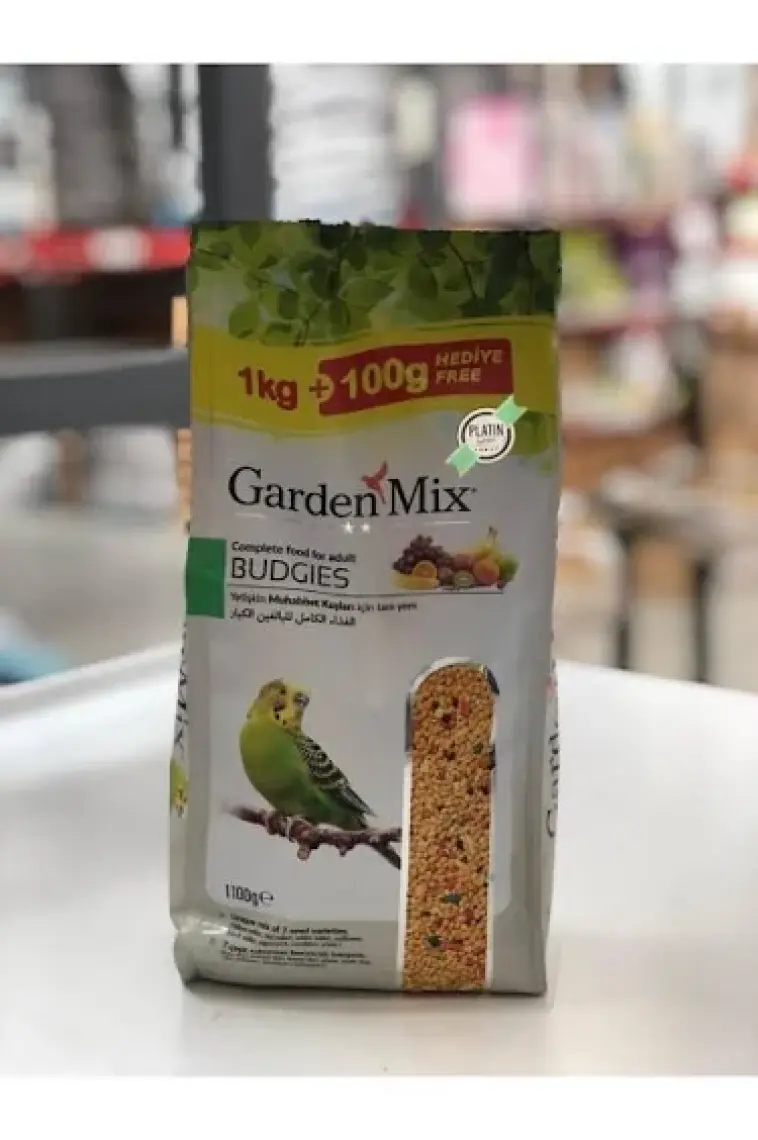 Garden Mix Platin Meyveli Muhabbet Kuş Yemi 1 kg 100 gr