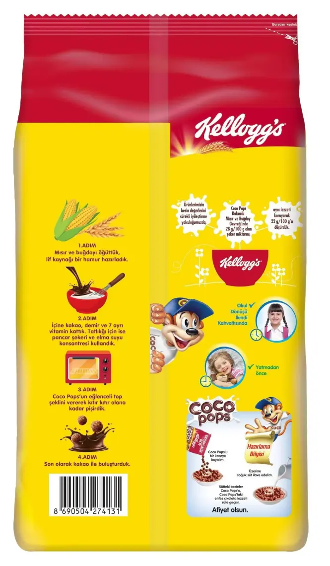 Kellogg's Coco Pops Tahıl Topları 1 kg