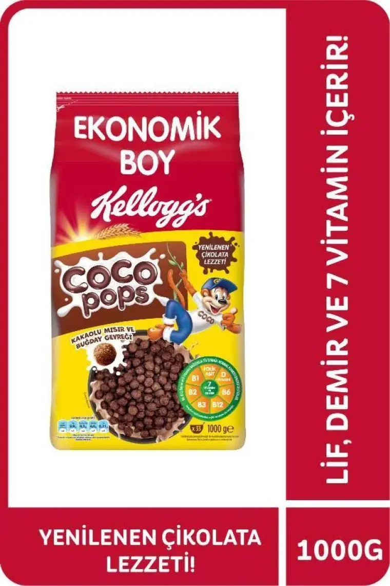 Kellogg's Coco Pops Tahıl Topları 1 kg