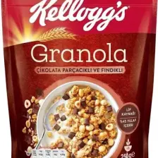 Kellogg's Çikolata Parçacıklı ve Fındıklı Granola 250 Gr,%44 Yulaf,lif Kaynağı,kahvaltılık Gevrek
