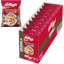 Kellogg's Granola Karışık Meyveli 60 G x10 Adet, %42 Yulaf Ezmesi,%20 Kurutulmuş Meyve, Lif Kaynağı Kahvaltılık Gevrek