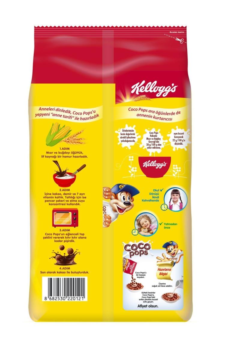 Kellogg's Coco Pops Mısır Gevreği 700 gr