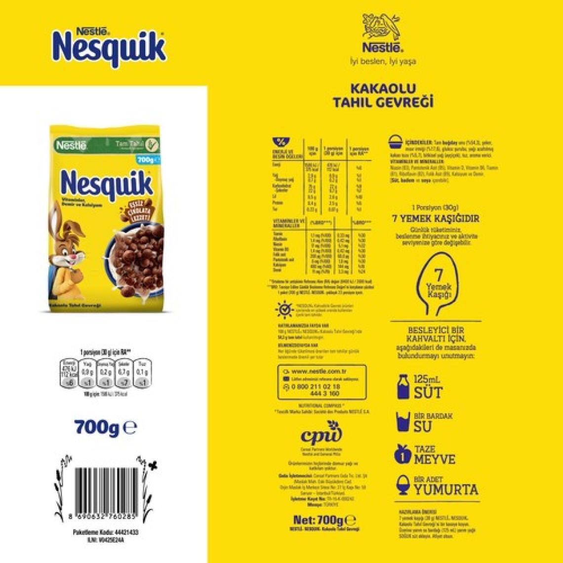 Nesquik Mısır Gevreği 700 gr