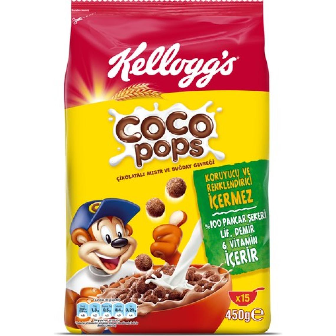 Kellogg's Coco Pops Mısır Gevreği 450 gr