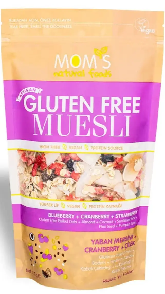 Mom's Natural Foods Glutensiz MÜSLİ 300 G