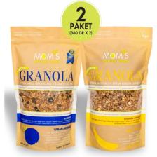 Mom's Natural Foods 2'Lİ GRANOLA - YABANMERSİNİ 360 G - MUZ CEVİZ 360 G
