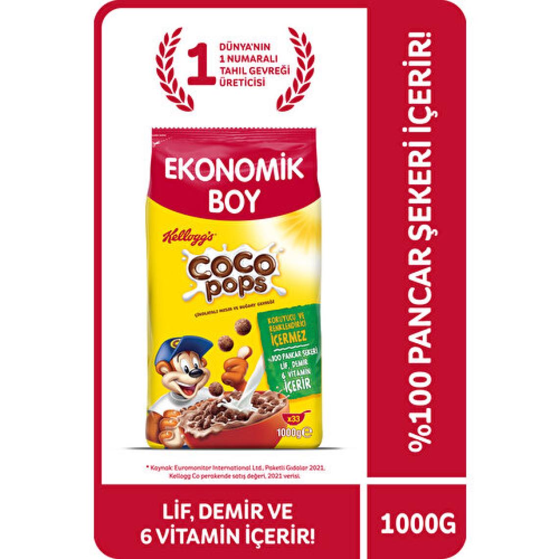 Kellogg's Coco Pops Mısır Gevreği 1000 gr