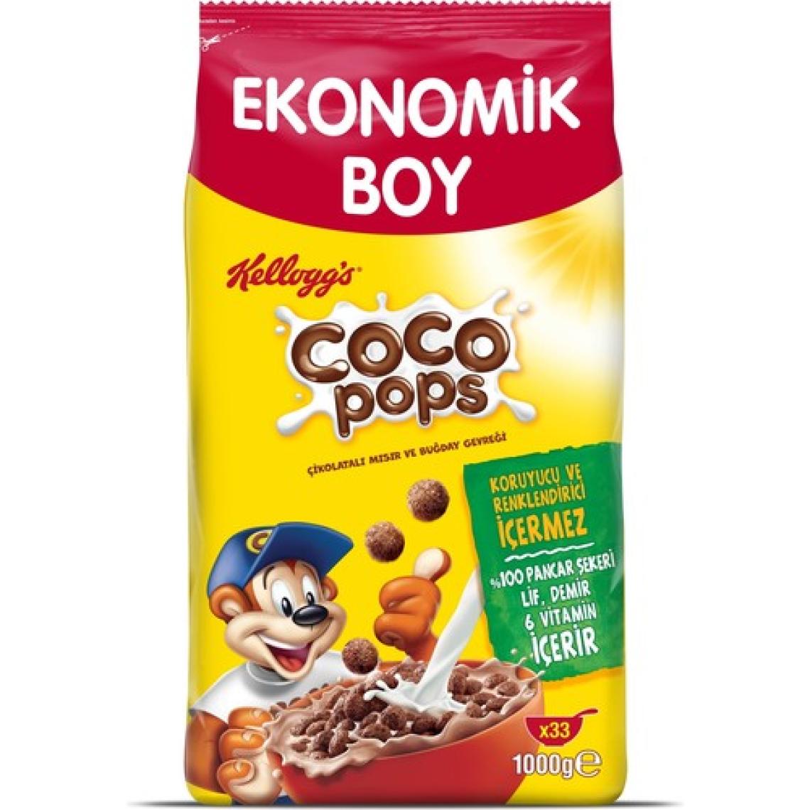 Kellogg's Coco Pops Mısır Gevreği 1000 gr