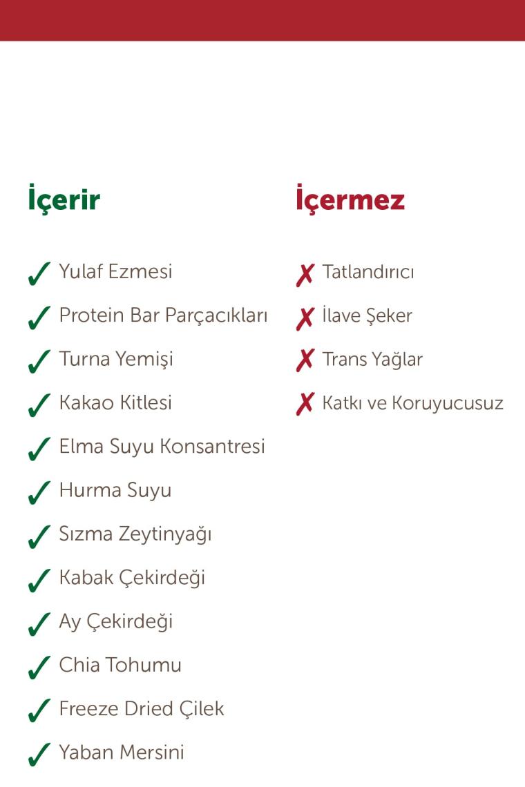 Granola - Kırmızı Meyveler & Protein Bar Parçacıklı 270 Gr