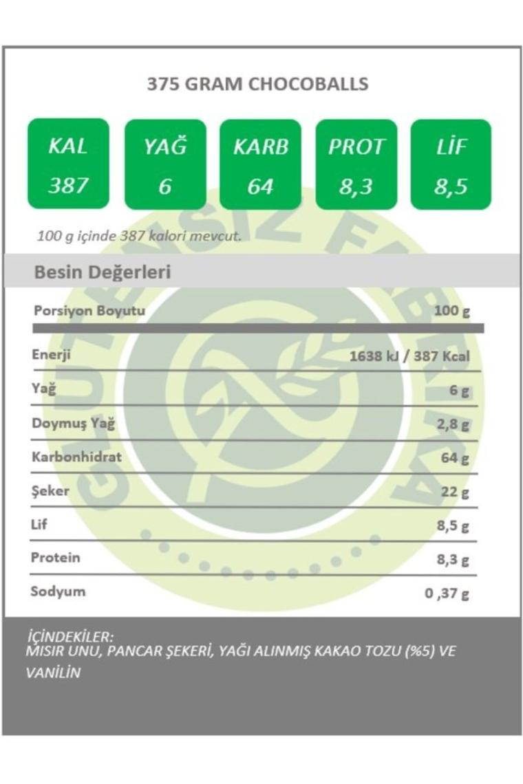 Glutensiz Fabrika Glutensiz Kakaolu Tahıl Gevreği 250 Gram