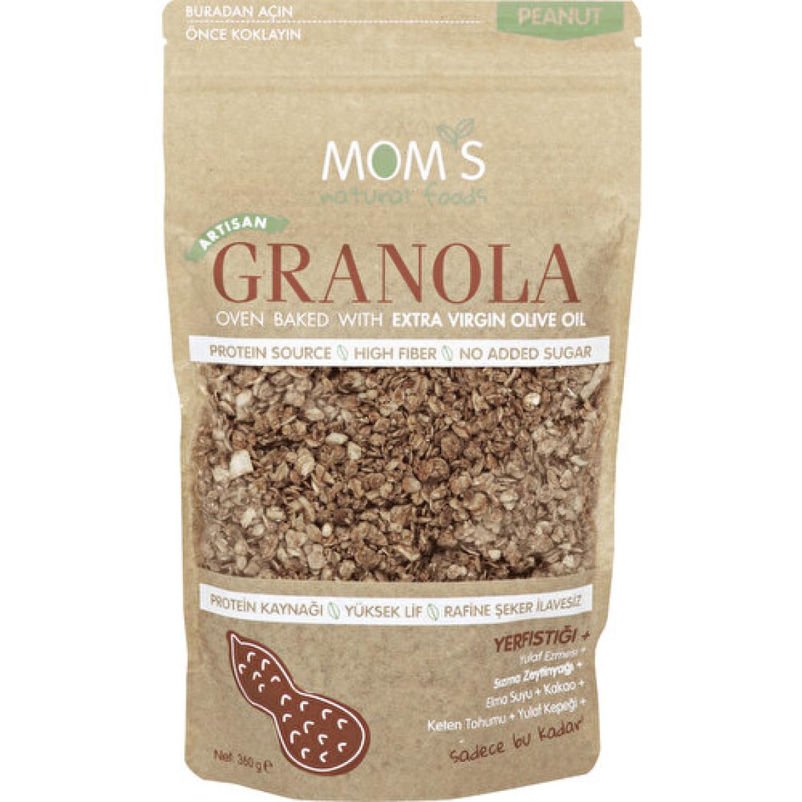 Mom'S Natural Foods Yer Fıstık Granola 360 Gr.