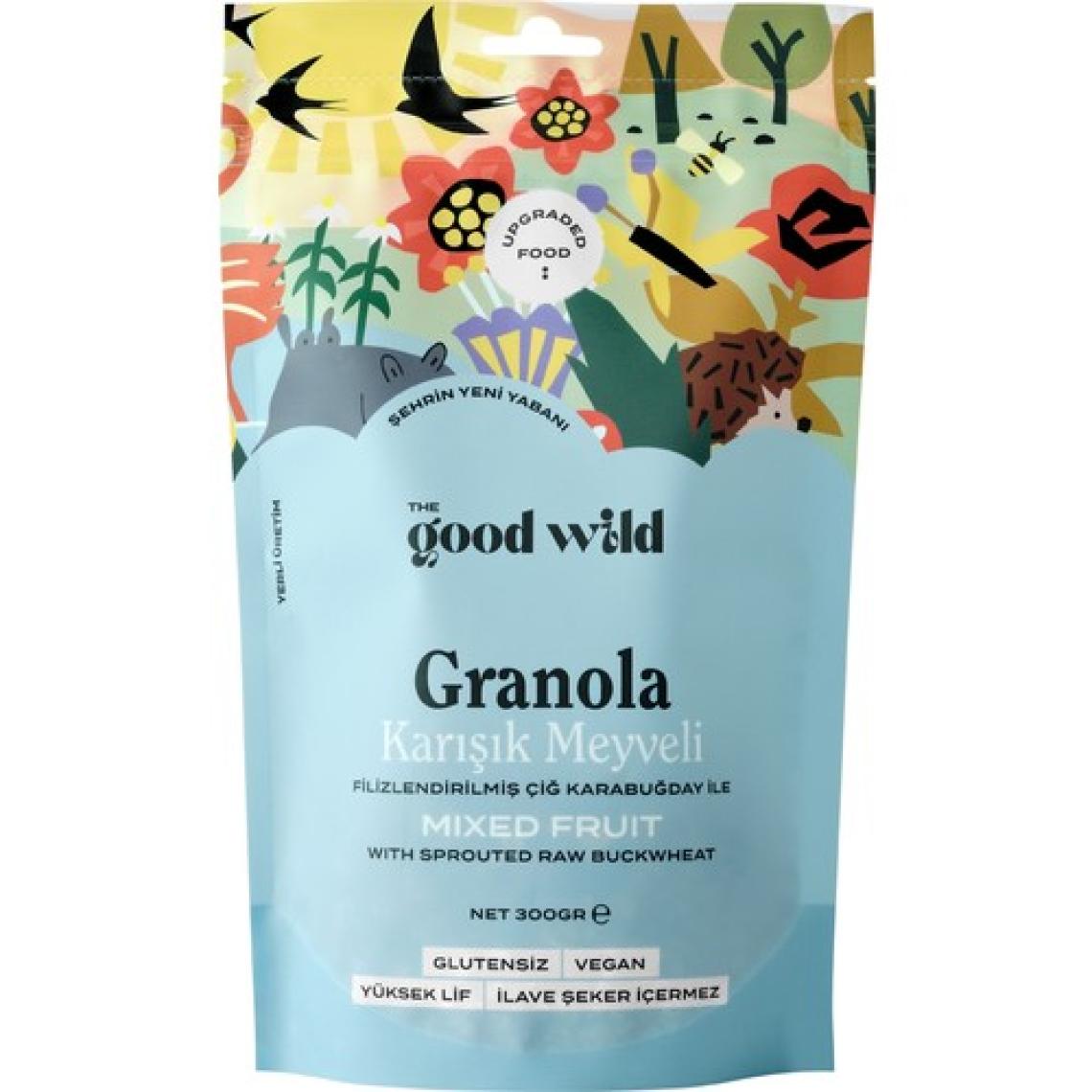 The Good Wild Glütensiz, İlave Şekersiz Granola 3'lü Avantaj Paketi