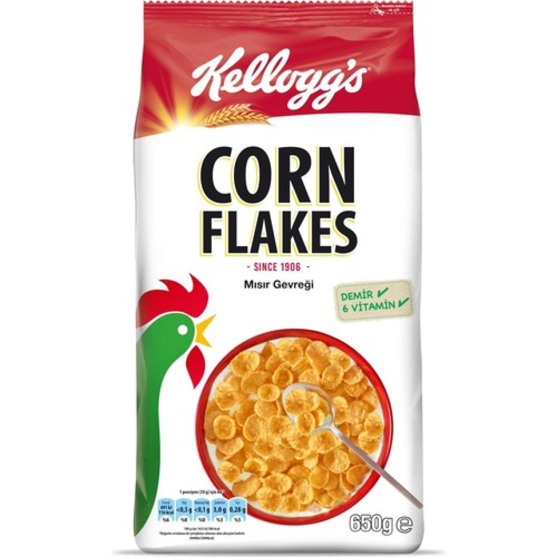 Kellogg's Corn Flakes 650 gr Kahvaltılık Gevrek