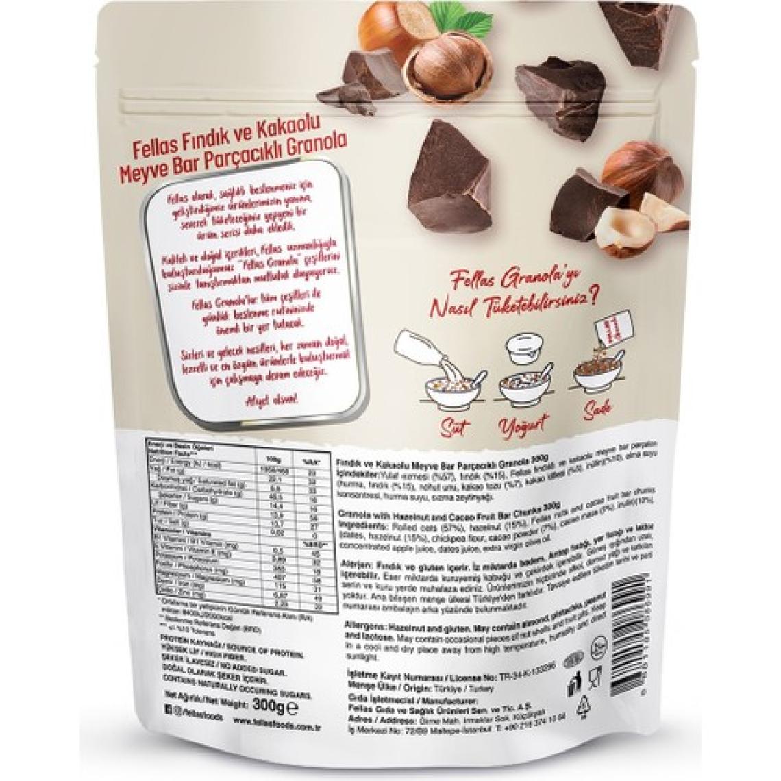 Fellas Granola Fındık Kakao 300G