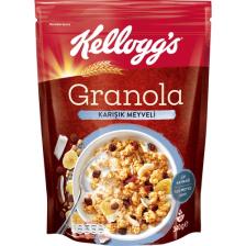 Kellogg's Granola Karışık Meyveli 340 G,%45 Yulaf Ezmesi,%20 Kurutulmuş Meyve,Lif Kaynağı Kahvaltılık Gevrek