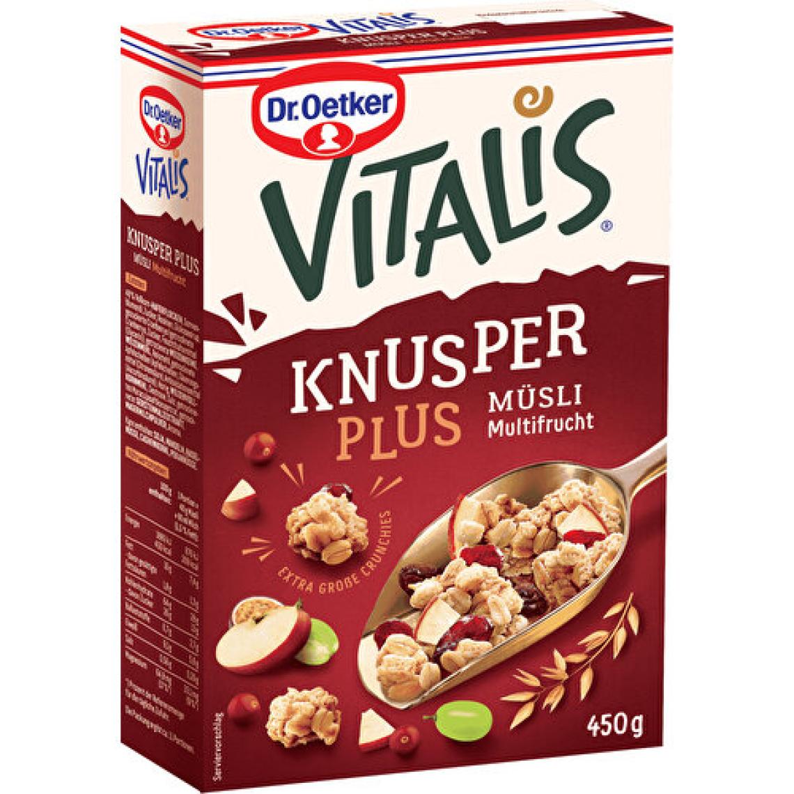 Dr.Oetker Vitalis Knusper Çıtır Multi Meyveli Müsli 450 gr