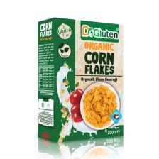 Dr. Gluten Glutensiz Organik Vegan Mısır Gevreği 200 G ( Hindistancevizi Yağlı )