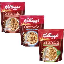 Kellogg’s 3lü Granola Paketi,Çikolata Parçacıklı ve Fındıklı,Karışık Meyveli,Antep Fıstıklı ve Beyaz Çikolata Parçacıklı, Klasik