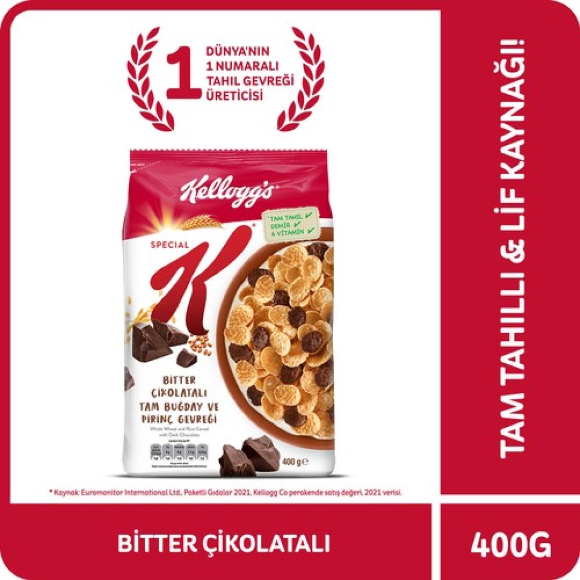 Kellogg's Special K Bitter Çikolatalı 400 gr Kahvaltılık Gevrek