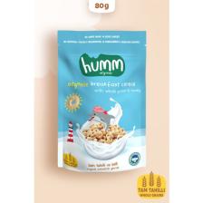 Humm Organic - Organik Tam Tahıllı ve Ballı Kahvaltılık Gevrek - 80G