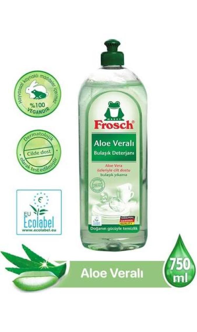 Frosch Bulaşık Losyonu Aloeveralı 750 ml x 3 Adet