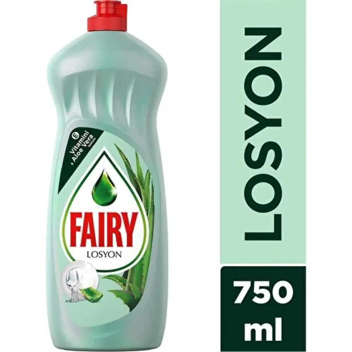 Fairy Losyon E Vitamini & Aloe Vera Kokulu 750 ml Sıvı Bulaşık Deterjanı