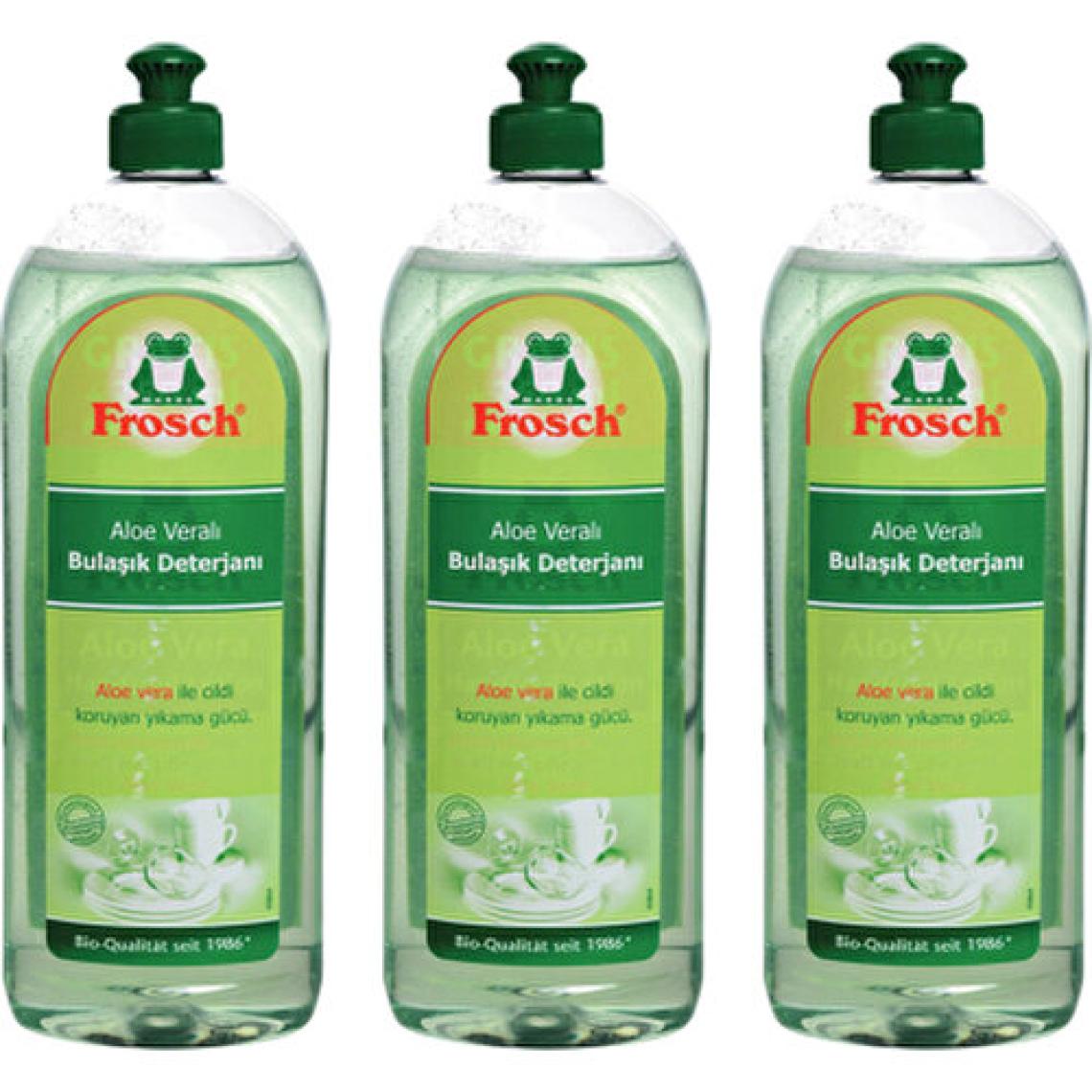 Frosch Bulaşık Losyonu Aloeveralı 750 ml x 3 Adet