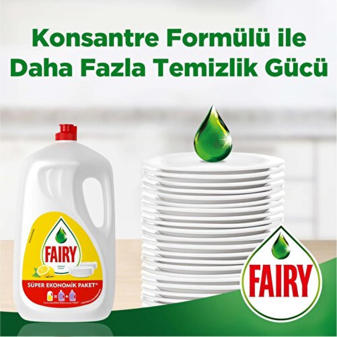 Fairy Elde Yıkama Bulaşık Deterjanı Limon 2600 ml