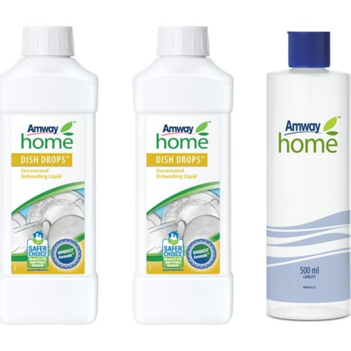 Amway Konsantre Sıvı Bulaşık Deterjanı 2'li + Özel Kapaklı Şişe