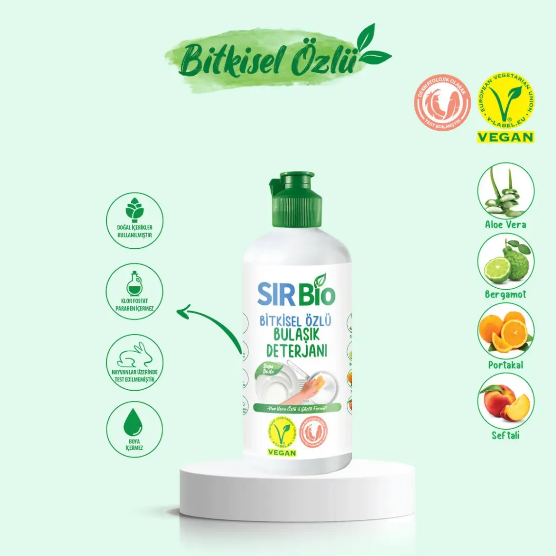Sır Bio Elde Bulaşık Deterjanı 500 ml