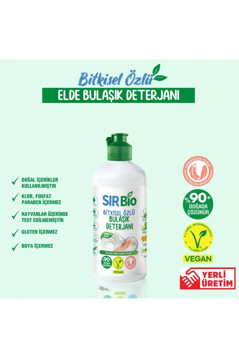 Sır Bio Elde Bulaşık Deterjanı 500 ml