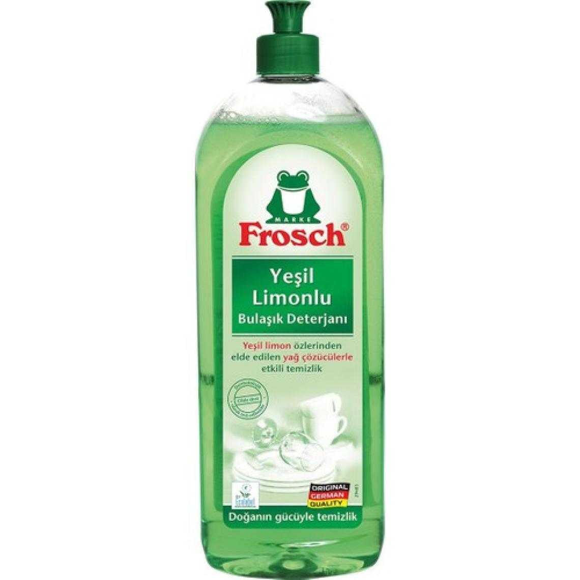 Frosch Yeşil Limonlu Bulaşık Deterjanı 750 ml x 10 Ad