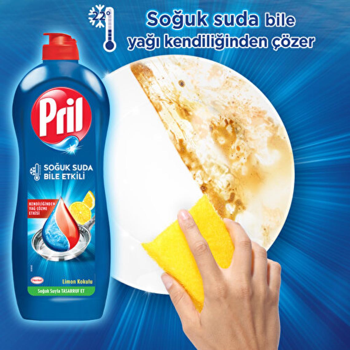 Pril Power Limon Sıvı Bulaşık Deterjanı 1350 gr/1306 ml