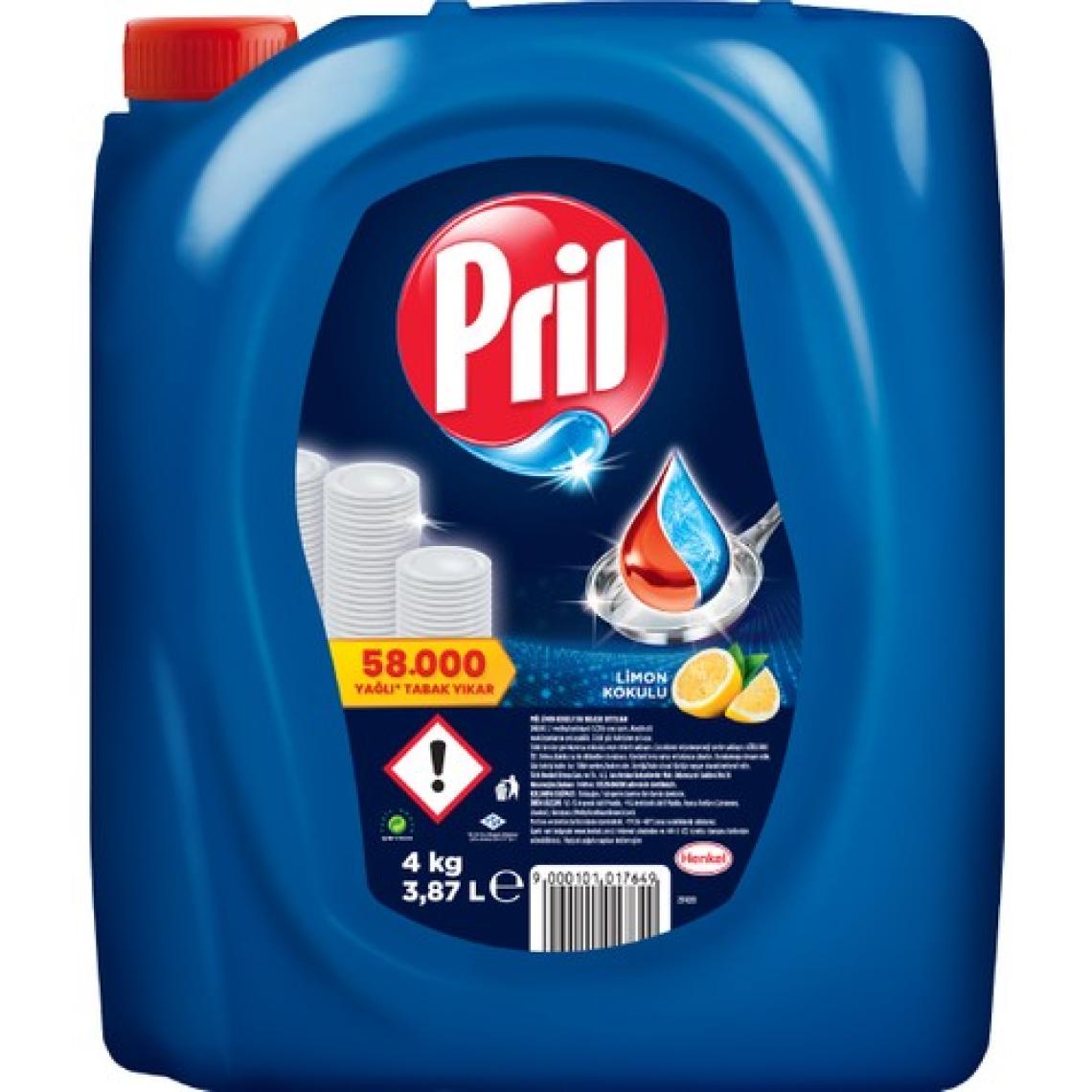 Pril Sıvı Bulaşık Deterjanı 4 Kg. Limon