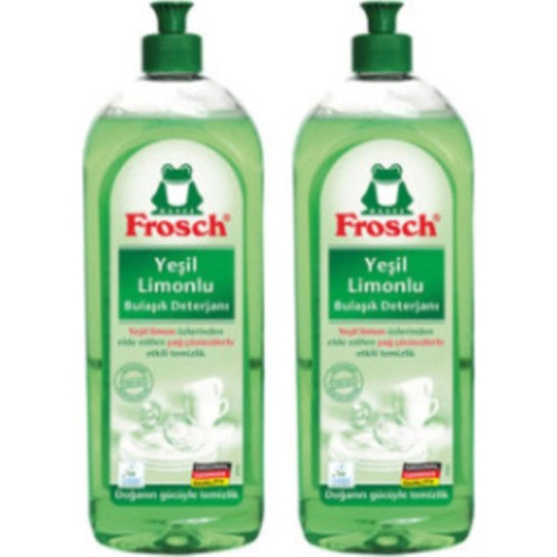 Yeşil Limonlu Bitkisel Sıvı Bulaşık Deterjanı 750 Ml. x 2 Adet