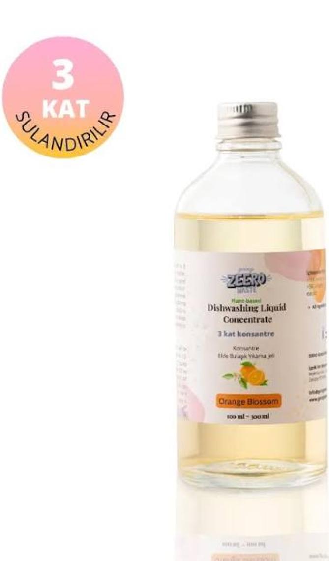 Going Zeero Elde Bulaşık Yıkama Deterjanı - Süper Konsantre - Orange Blossom