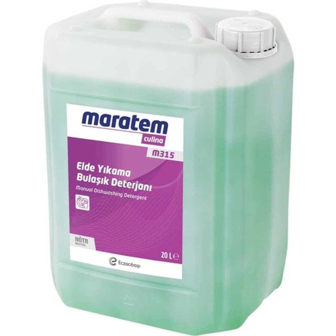 Maratem M315 Elde Yıkama Bulaşık Deterjanı 20 Litre