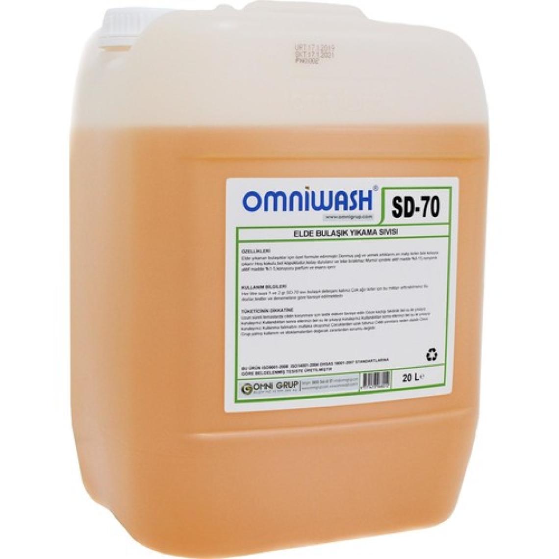 Omniwash Elde Bulaşık Yıkama Deterjanı 20 l Sd-70