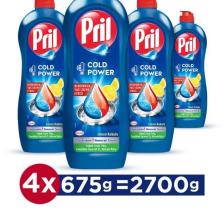 Elde Yıkama Sıvı Bulaşık Deterjanı 4 X 675g Limon 5+ Etki, Kendinden Yağ Çözme Etkisi