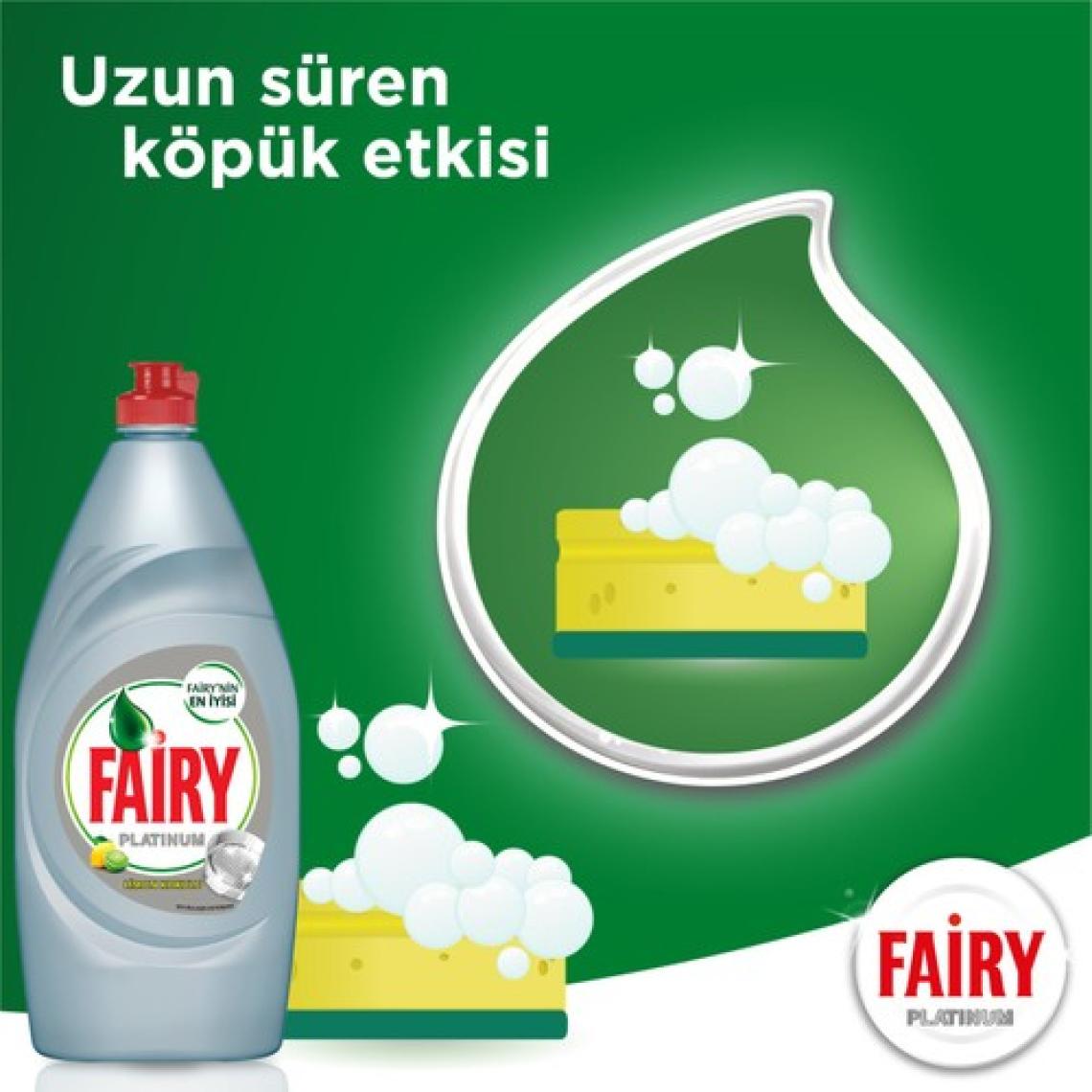 Fairy Platinum 430 ml Sıvı Bulaşık Deterjanı Limon