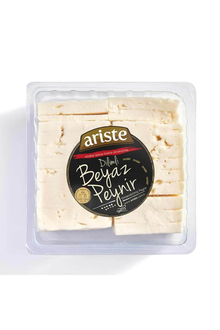 Ariste Keyif Serisi – Dilimli İnek Beyaz Peyniri 800 gr – Tam Yağlı, Olgunlaştırılmış