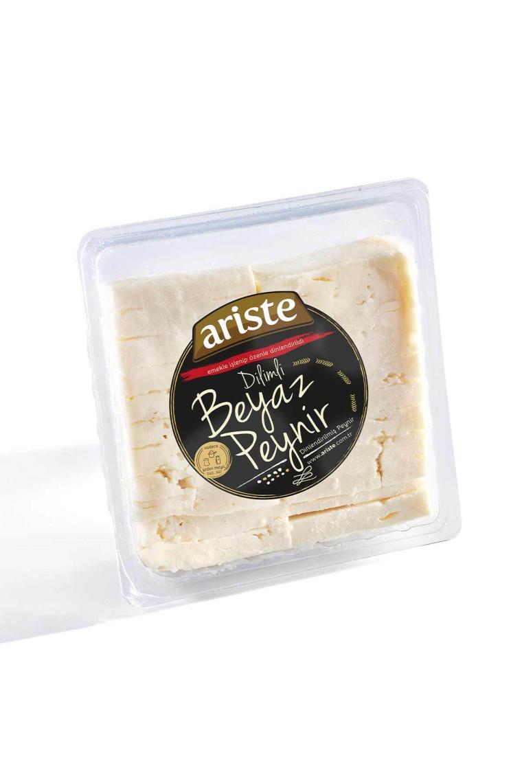 Ariste Keyif Serisi – Dilimli İnek Beyaz Peyniri 800 gr – Tam Yağlı, Olgunlaştırılmış