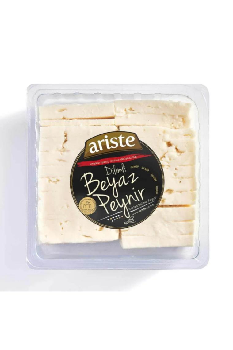 Ariste Keyif Serisi – Dilimli İnek Beyaz Peyniri 800 gr – Tam Yağlı, Olgunlaştırılmış