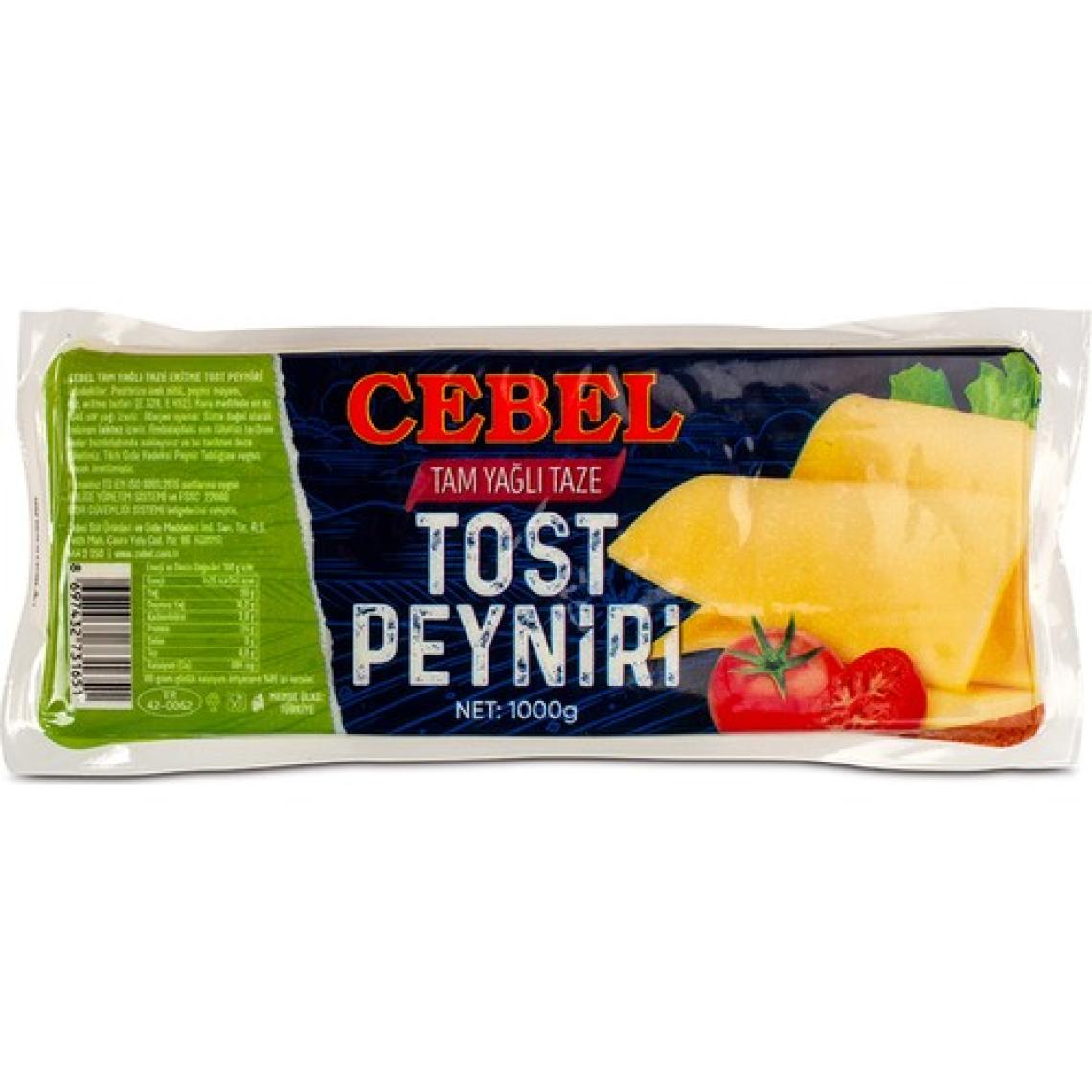 Cebel Kahvaltılık  Tost Peynir T.y. 1000 gr