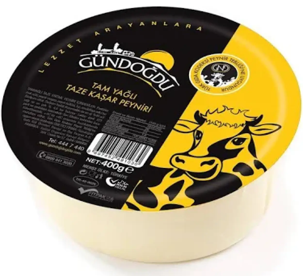 Gündoğdu Taze Kaşar Peyniri 400G