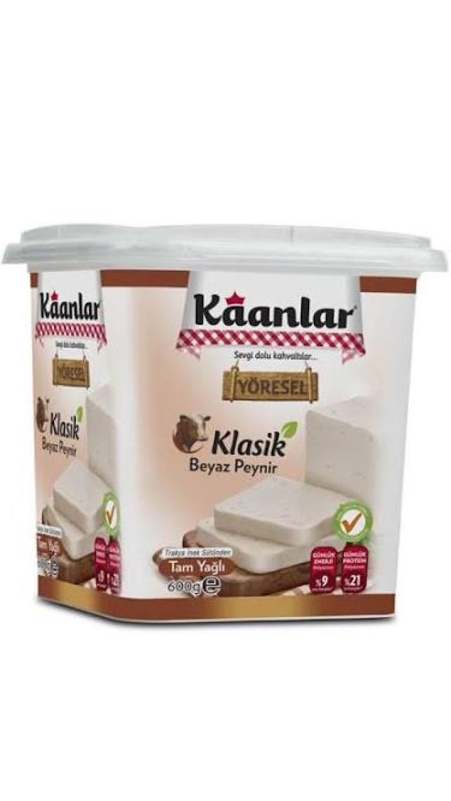 Kaanlar Klasik Beyaz Peynir 600 gr