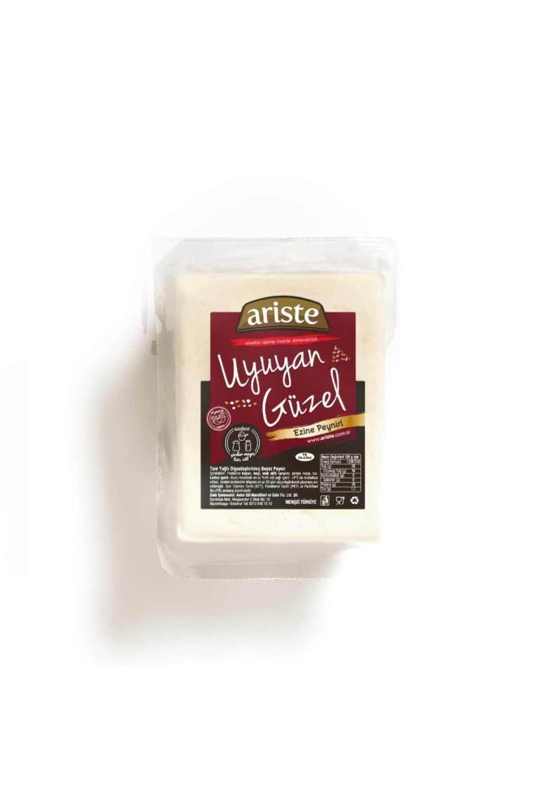 Ariste Uyuyan Güzel Tam Yağlı Ezine Peyniri 450 gr (Koyun Sütü Ağırlıklı) – Olgunlaştırılmış