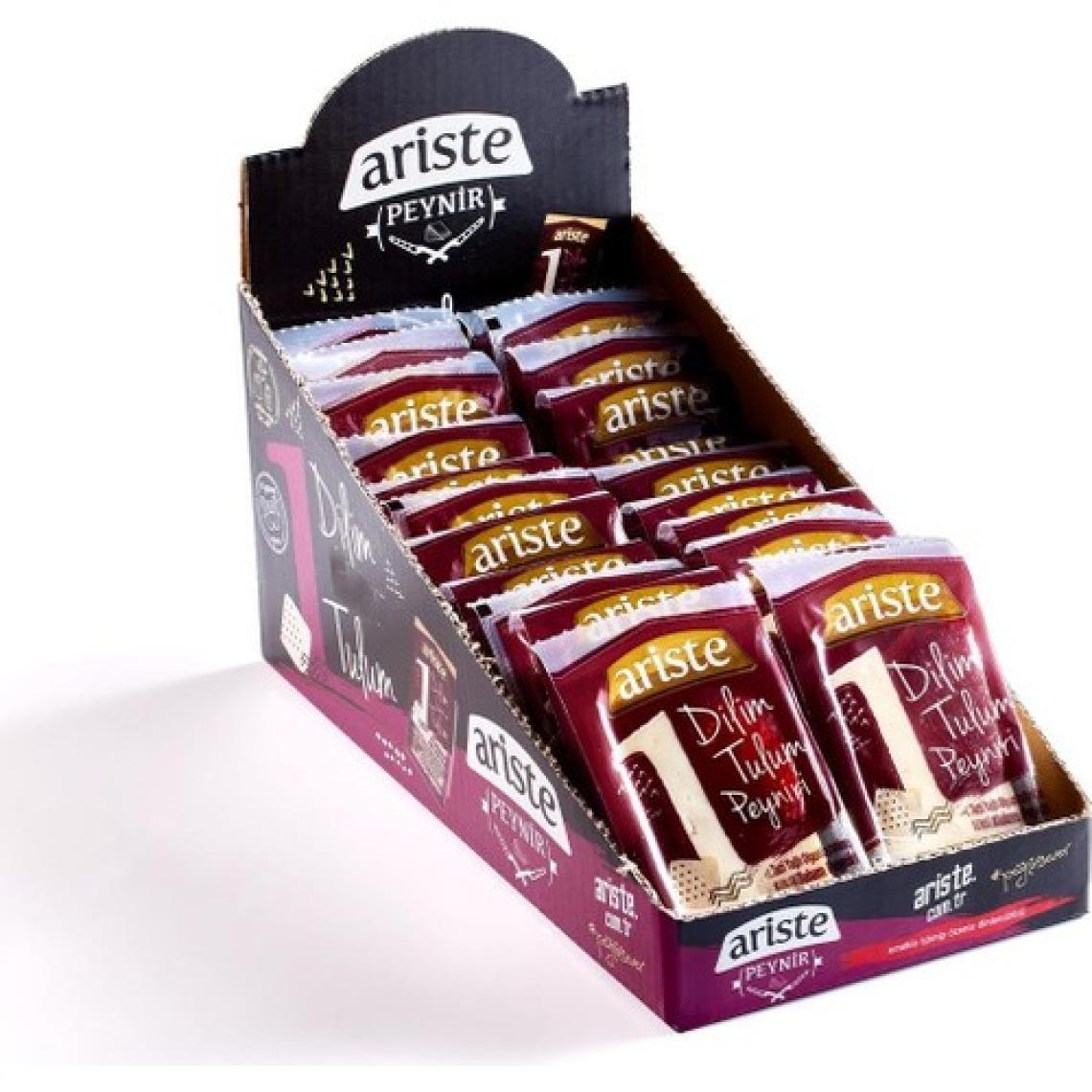 Ariste Bir Dilim Tulum Peyniri 40 gr x 24 Adet(960 gr), (İnek Sütü) – Tam Yağlı, Olgunlaştırılmış