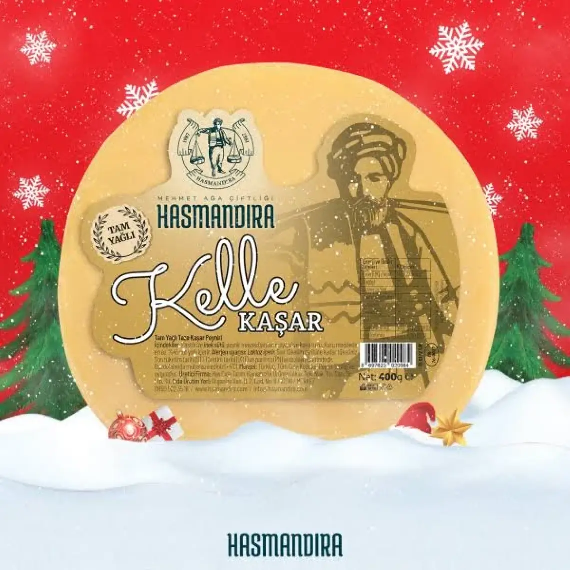 Hasmandıra Kelle Kaşar 400 gr