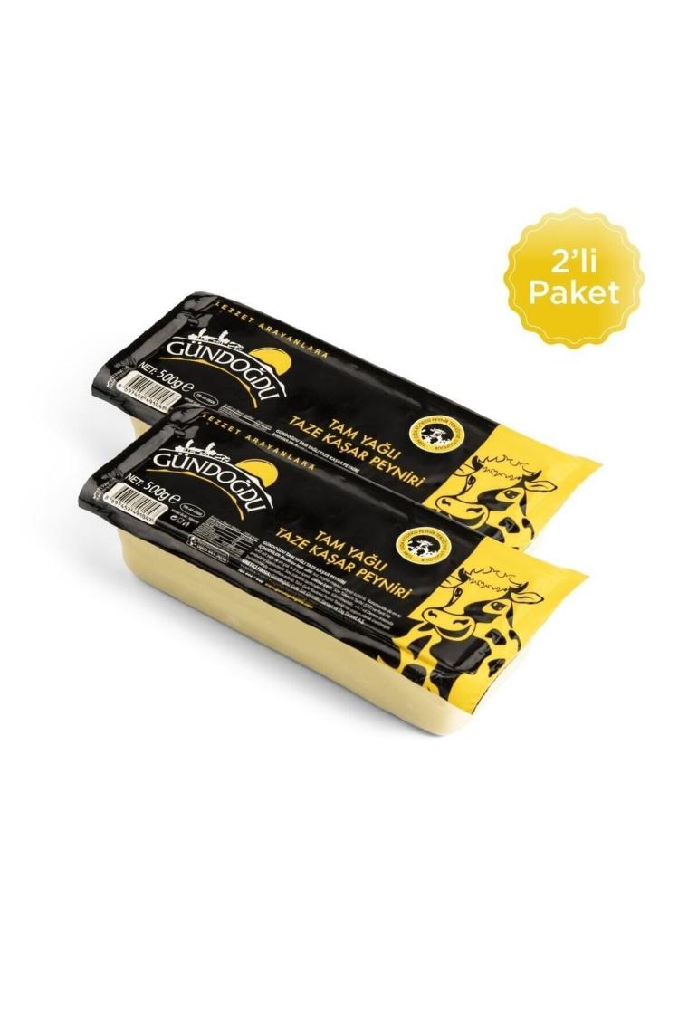 Gündoğdu Taze Kaşar Peynir 500 gr 2'li